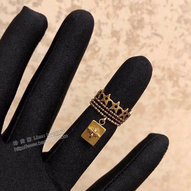 Dior飾品 迪奧經典熱銷款戒指 純手工打磨女戒指  zgd1046